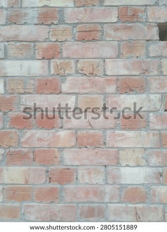 Vertical Pattern of old RedBrick Wall Texture BackGround