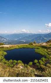 A Vertical Photo Of Nature In Laax, A Municipality In The Surselva Region, Graubunden, Switzerland