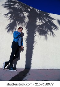 A Vertical Photo Of A Young Spanish Woman In An Urban Fashion Shoot