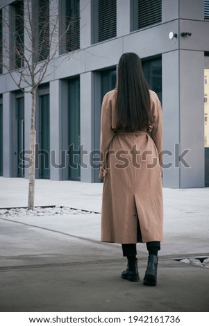 Similar – Image, Stock Photo Girl with snowy hair Joy