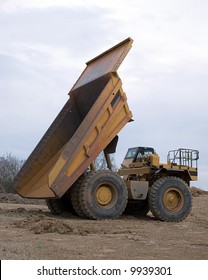 Vertical Shot Of Dumptruck