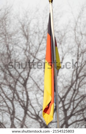 Similar – German flags on the roof of a soccer fan’s car