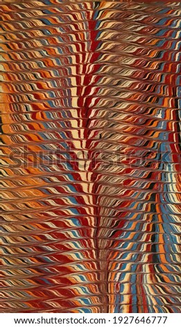 A vertical shot of a marbleized flyleaf endpaper for wallpapers and backgrounds