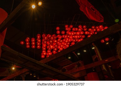 vertical shot a pack of lantern light
