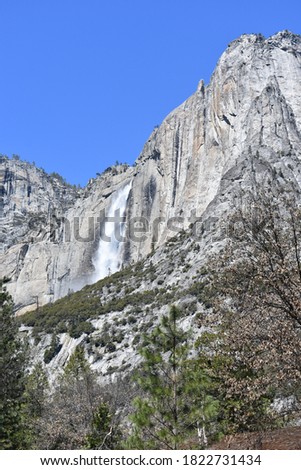 Similar – Image, Stock Photo Yosemite National Park Overlooking the Half Dome