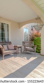 Vertical Traditional Home Porch And Deck With No People