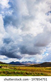 Vertical View Of The Twelve Bens In Connacht