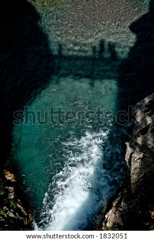 Similar – Image, Stock Photo I’m three steps away from the abyss.
