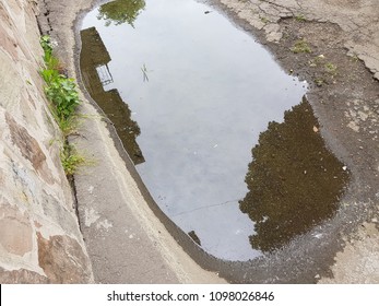 Very Bad Quality Road With Potholes