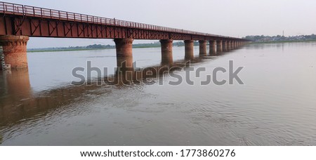 Very beautiful bridge Rajghat, Narora, Uttar Pradesh