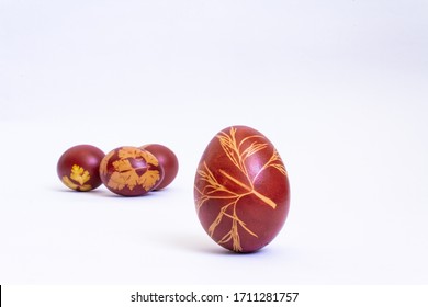Very beautiful Easter egg with a pattern