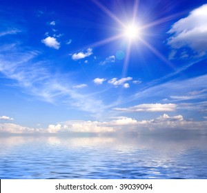 Very Beautiful Sunny Sky Background Stock Photo 39039094 | Shutterstock