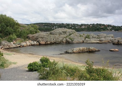 Very Beautiful View Tourism Beach In Kristiansand Norway 