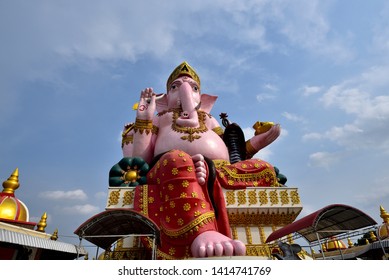 Very Big Lord Bal Ganesh (Ganesha) Statue In Thailand, A God Of Success .