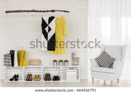 Similar – Image, Stock Photo airy | cloth on hook II