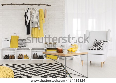 Similar – Image, Stock Photo airy | cloth on hook II