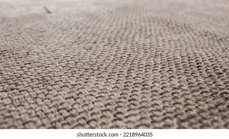 A Very Close Up Look Of A Gunny Sack Texture