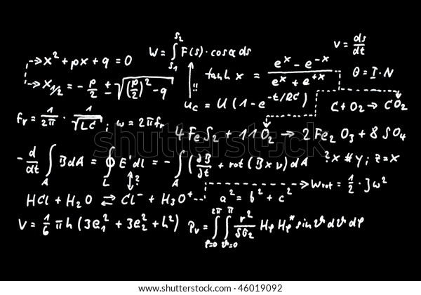 Very Difficult Find World Formula Stock Photo (Edit Now) 46019092