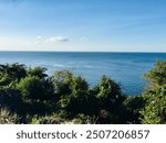 very distant view of the southern Connecticut shoreline from the northern Long Island shoreline