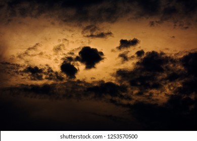 very dramatic beige sky