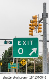 The Very End Of The Garden State Parkway In New Jersey At Cape May Is Exit Zero.