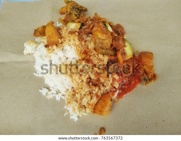 Very Famous Chicken Rice Homemade Curry Stock Photo Edit Now 763567372