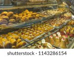Very famous sweetshop in Naples, Gambrinus. Italy