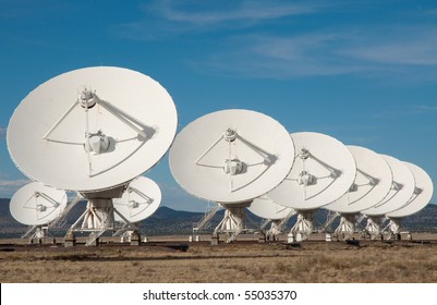 Very Large Array Satellite Dish Antennas