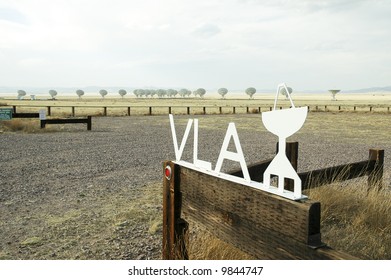 Very Large Array sign