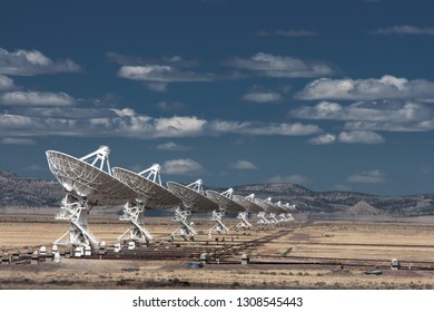  Very Large Array (VLA) is a centimeter-wavelength radio astronomy observatory located in central New Mexico on the Plains of San Agustin, between the towns of Magdalena and Datil, 