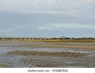 Very Low Tide At Duxbury Bay Beach.