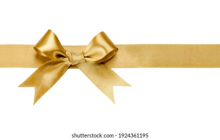 
Very nice bow to give and wrap in a gift box. Golden box to decorate the house. Empty loop - Shutterstock ID 1924361195