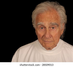 Very Nice Image Of a Elderly man on Black