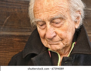 Very Nice Image Of A Lonely Old Man