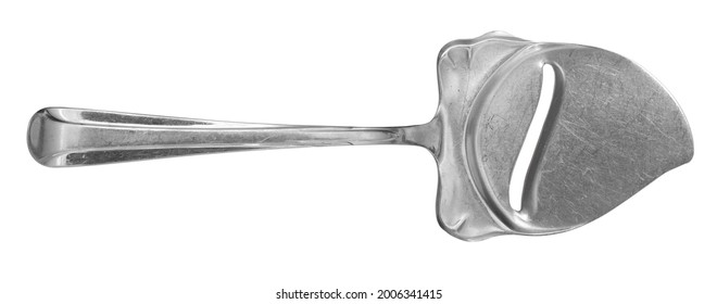 Very Old Cheese Cutter Isolated On White