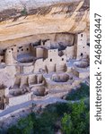 The very old and famous Cliff Palace in Mesa Verde National Park, Colorado, USA