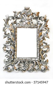 Very Old And Luxurious Silver Photo Frame