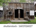 Very old rustic trading post, Alaska.