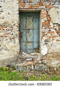 Very Old Wood Door