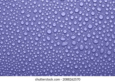 Very peri violet color water drops, abstract background or texture. - Shutterstock ID 2088262570