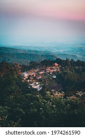 A Very Pretty Small Town Above The Pacet Mojokerto Mountains