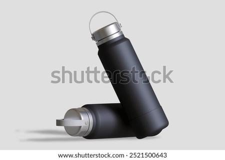 Very realistic drinking bottle mockup