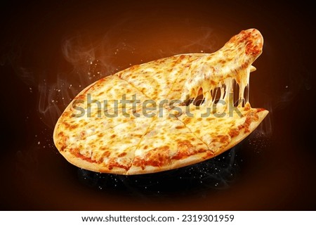 very tasty looking pizza with melted cheese
