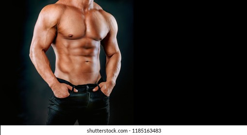 Hot male body photo