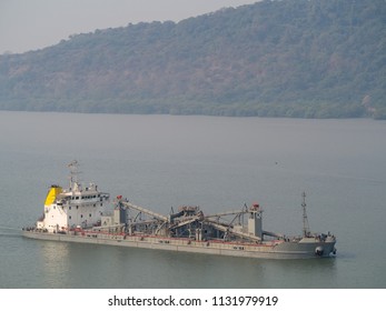 Vessel In Nhava Sheva Port.