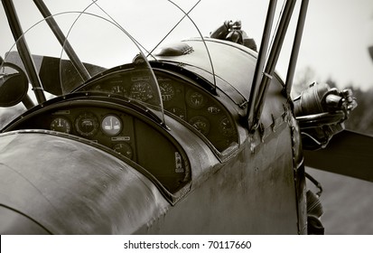 veteran airplane cockpit