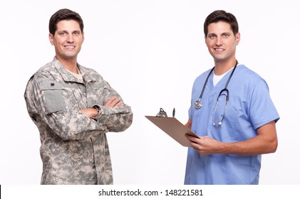 VETERAN SOLDIER | MILITARY TRANSITION TO CIVILIAN WORKPLACE | Portrait Of A Soldier And Male Nurse 