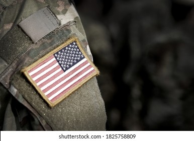 Veterans Day. Memorial day. US soldier. US Army. The United States Armed Forces. Military forces of the United States of America. Remembrance Day. Empty space for text