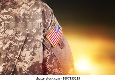 Veterans Day. Memorial day. US soldier. US Army. The United States Armed Forces.