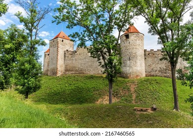 Veveri castle, Czech republic - Europe. Old ancient castle near the Brno. Medieval castle built in the 13th century. Castle fortifications. Turistic destination.